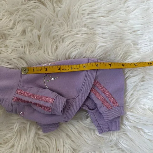 Pet Clothes Pink "Puppy Angel" Jumpsuit for small dog (XS) - Picture 7 of 8